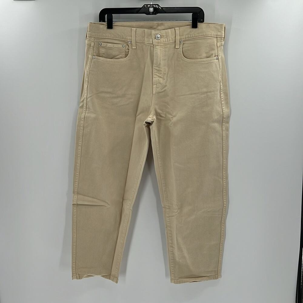AYR Women's The Beat Drop Barrel Leg Jeans - Straw Hat - 34 - New with tags